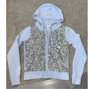 VS PINK Mega Bling Zip Hoodie